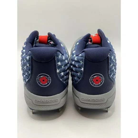 NWOB Under Armour Yard MT‎ Cleats Size 16 D Honor Remember Respect 3024384-100 - Picture 4 of 7